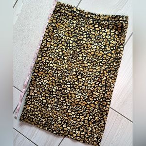 Leopard Pencil Skirt Size 4